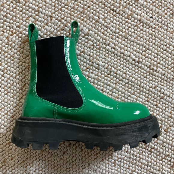 Simon Miller Green Scrambler Chelsea Boot - Picture 6 of 12